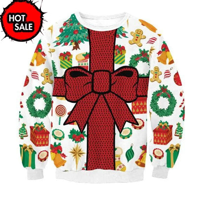 New Mens Christmas Jumper Sweatshirt Funny Humping Reindeer Climax Tacky Ugly Xmas Sweater Tops Couple Crew Neck Party Sweaters