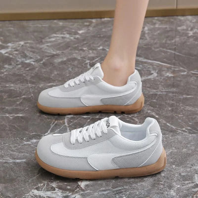 Women's Shoes Fashion Trend College Style Wide Toe Soft Comfortable Flat Casual Shoes Outdoor Casual Sports Shoes Women Sneaker