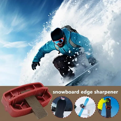 Snowboard Edge Sharpener With Built-in Removable File Double Board Edge Trimmer Snowboard Sharpener For Waxing
