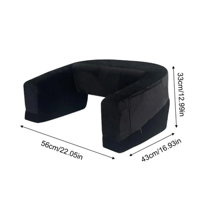 Laptop Pillow Reading Pillow With Side Pocket Ergonomic Cushion For Adults Working Study Bed Sofa Floor Dorm Living Room Bedroom