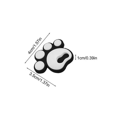 4pcs Snowboard Deck Pads High quality soft rubber material Anti-slip stickers Not easy to break deform Durable Exquisite fitting