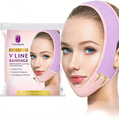 Face Slimming Bandage V-Shaped Face Shaper Women Chin Cheek Lifting Band Facial Massage Band Facial Skin Care Beauty Tool Reusab