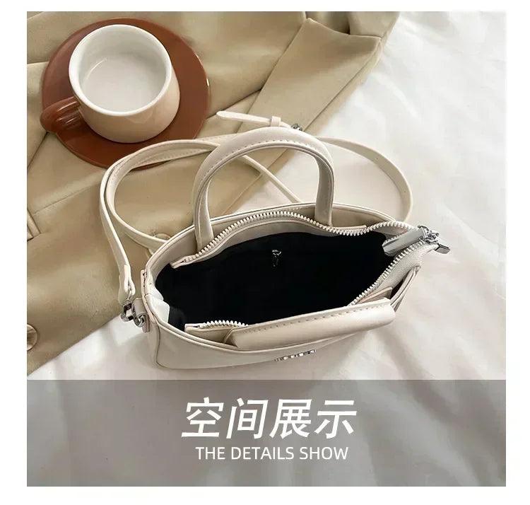 2025 new women’s luxury handbag designer small square purse fashion top handle crossbody bag elegant shoulder trendy