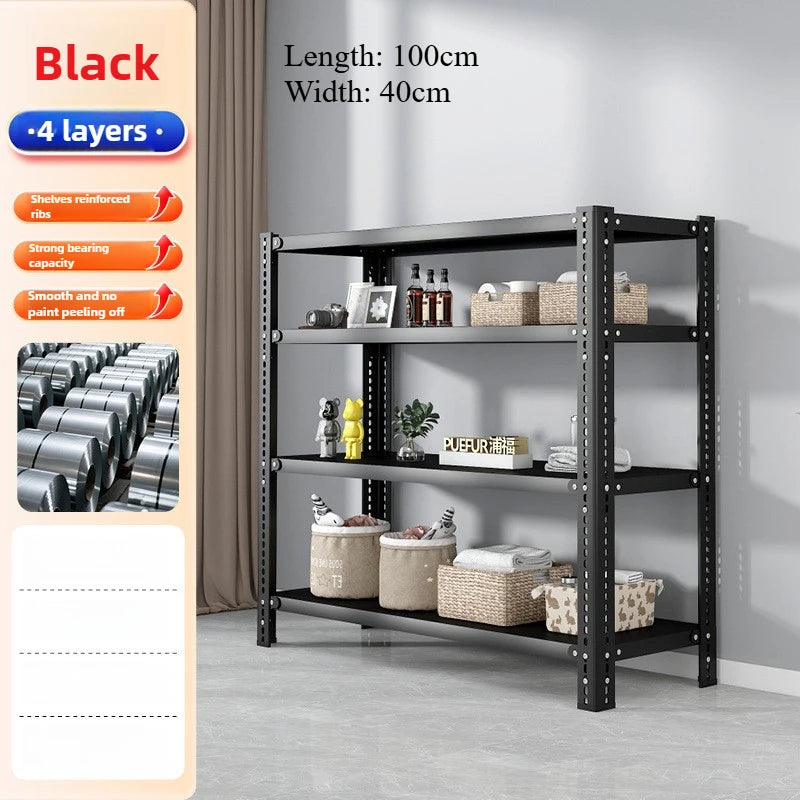 Shelves Home Shelves Living Room Multi-layer Balcony Living Room Kitchen Iron Shelves