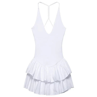 Halter Pink Dresses Chic v Neck For Women