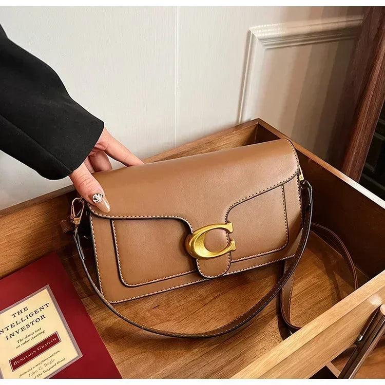Luxury - grade 2025 women’s exclusive small square shoulder bag - solid - color aesthetic niche - style design& daily