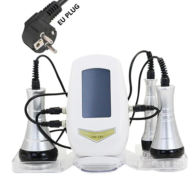 40K Ultrasonic Cavitation RF Slimming Machine 3 In 1 RF Skin Care Tighten Anti-wrinkle Body Weight Loss Device