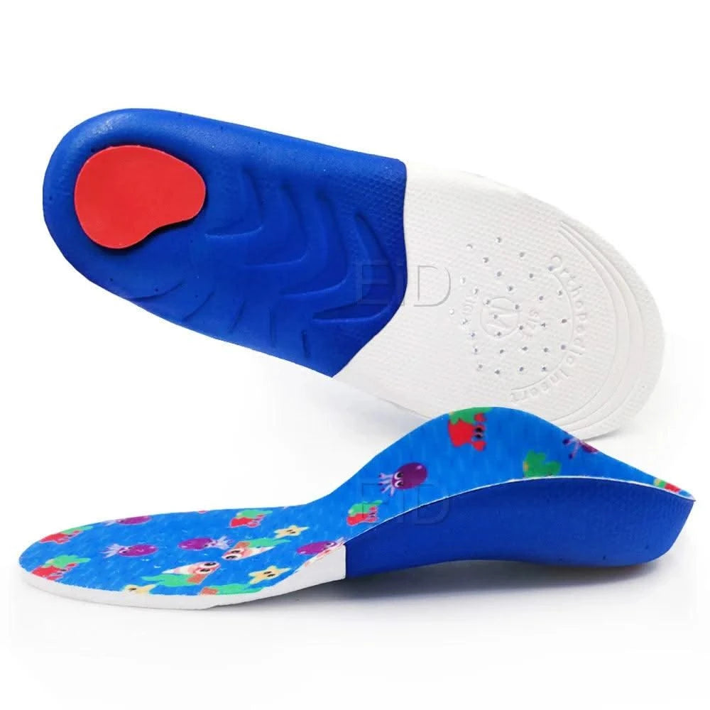 Kids Children 3D Orthopedic Insoles Arch Support insole for OX-Legs Flat Foot insoles Orthotic Pads Correction Health shoes pad