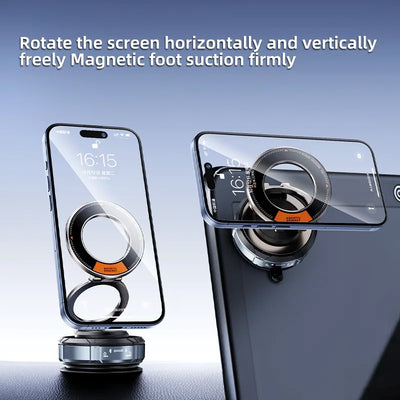 Magnetic Phone Holder Car Mount for MagSafe Enhanced Vacuum Suction Cup 360° Adjustable Cell Phone Accessorie for iPhone Android