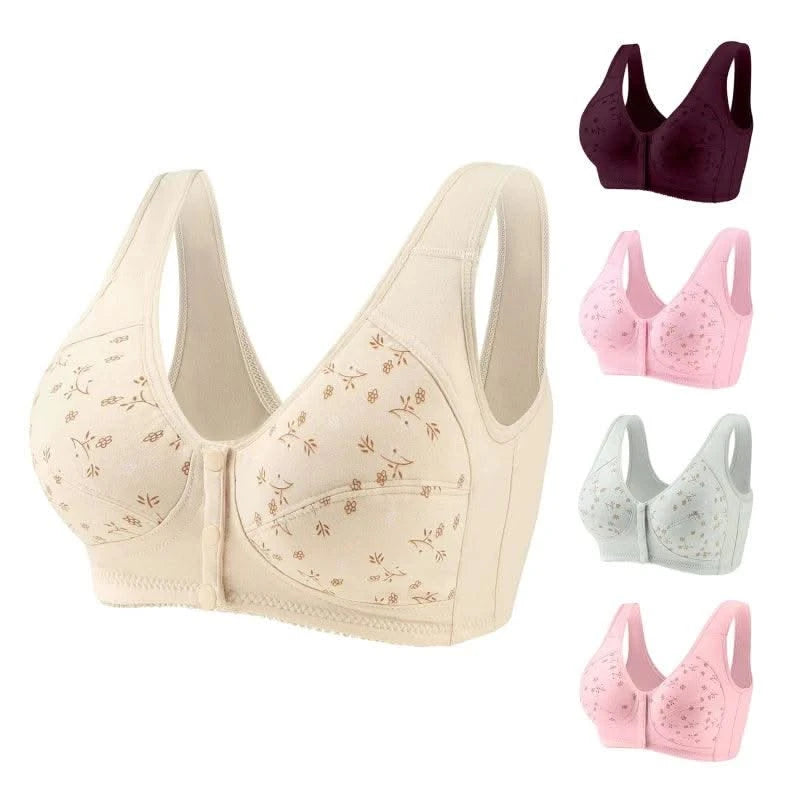 Plus Size Bra Front Buckle For Women