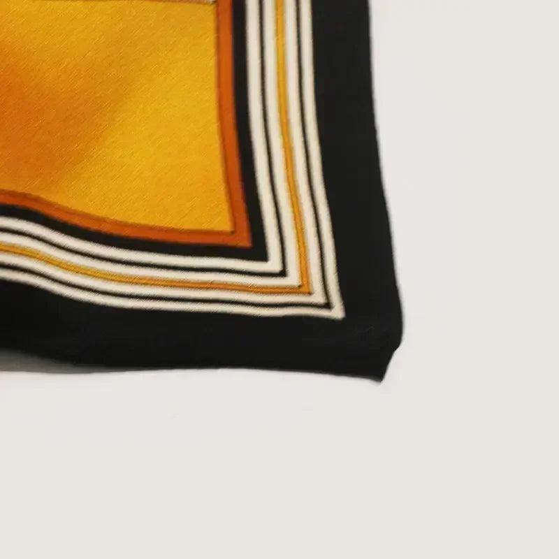 Nordic style square scarf autumn and winter silk