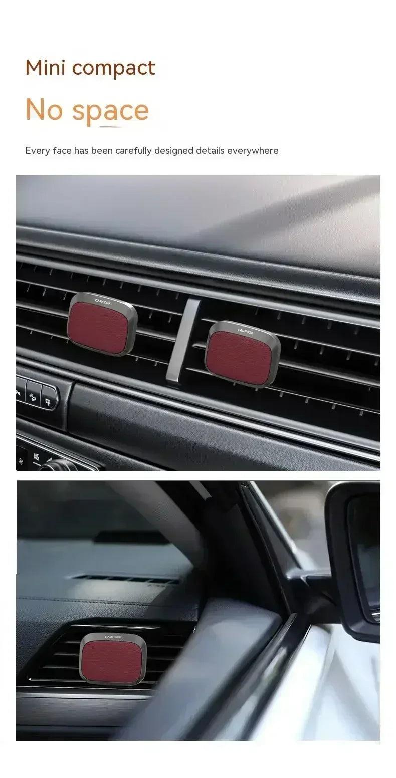 Luxury lambskin style car air freshener with aroma diffuser gel type perfume for aromatherapy conditioner