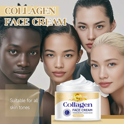 Collagen facial firming and moisturizing cream,Soothes dry skin  Anti Aging Firming Lifting Fade Fine Lines Whitening