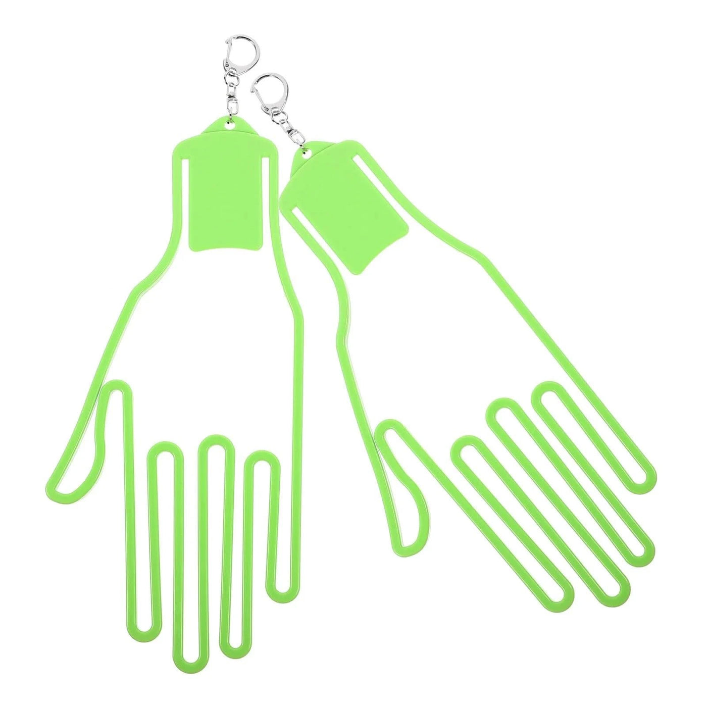 2 Pcs Golf Glove Holder Gloves Hanger Convenient Racks Support Accessories Clip for Golfing Abs Protective Man