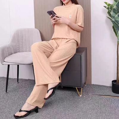 Autumn Winter Warm Flannel Fleecing Women Pyjamas Sets Thick Coral Velvet Long Sleeve Cartoon Sleepwear Thin Flannel Pajamas Set