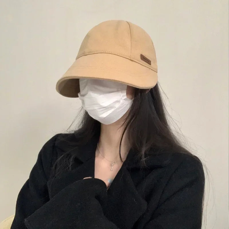 Women's Foldable Sunhat Summer Outdoor Beach Fisherman Hat Sunscreen UV Protection Cap Adjustable Cotton Wide Brim Bucket Caps