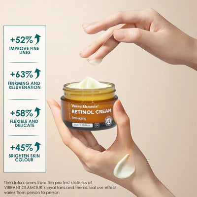 Retinol Face Cream and Eye Serum Firming Lifting Anti-Aging Wrinkle Reduce Wrinkle Fine Lines Facial Skin Care Product