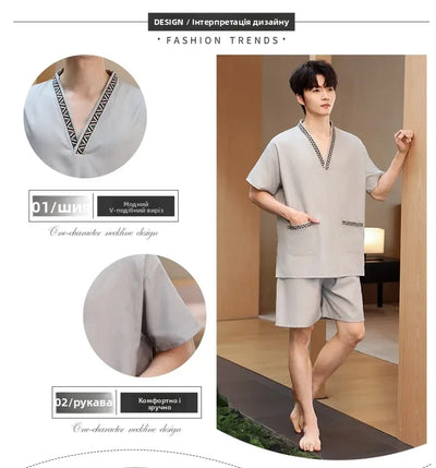 Couple's Beau Sauna Suit Soft Cotton  Silk Men's Women's Bathing Costume St Room Towel Polyester Fiber Home Textile