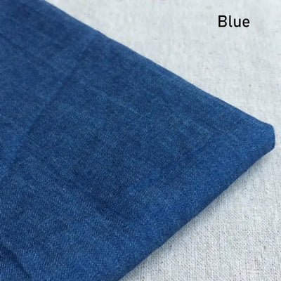 Home Textile Girl Gift Toys Cotton Fabric Handmade Doll Cloth DIY Dress Materials Bedding Sewing Washed Denim Clothes