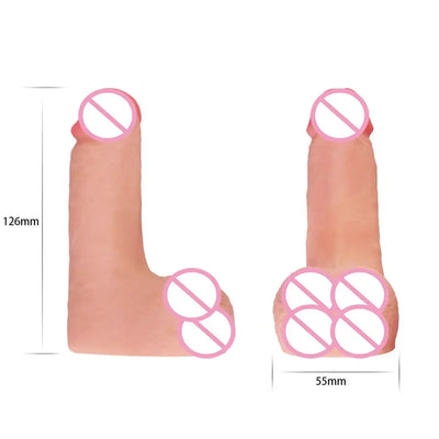Ftm Packer Ultra Soft Realistic Short Small Dildo Dress Male Genitalia Transgender STP Prosthetics Penis