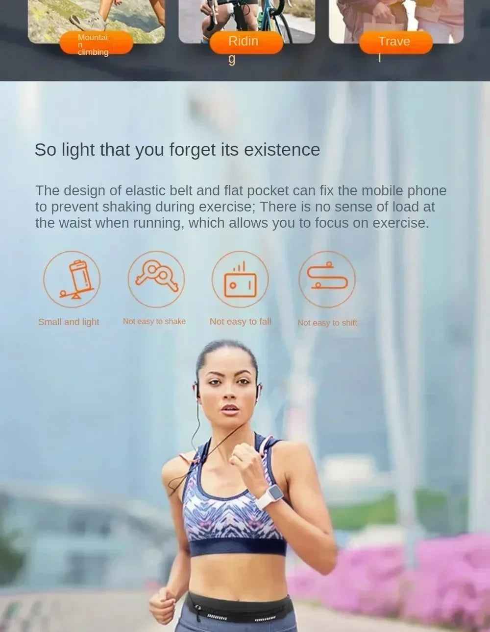 Running Belt Bags Women Sports Fitness Waterproof For Money Phone Holder Jogging Training Key Belt Bike Accessories Pouch Packs