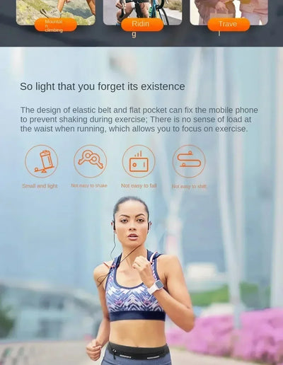 Running Belt Bags Women Sports Fitness Waterproof For Money Phone Holder Jogging Training Key Belt Bike Accessories Pouch Packs