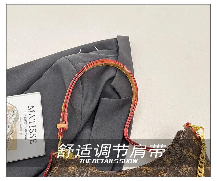 Famous designer elegant handbags leather for women ladies crossbody shoulder bag classic popular and lightweight
