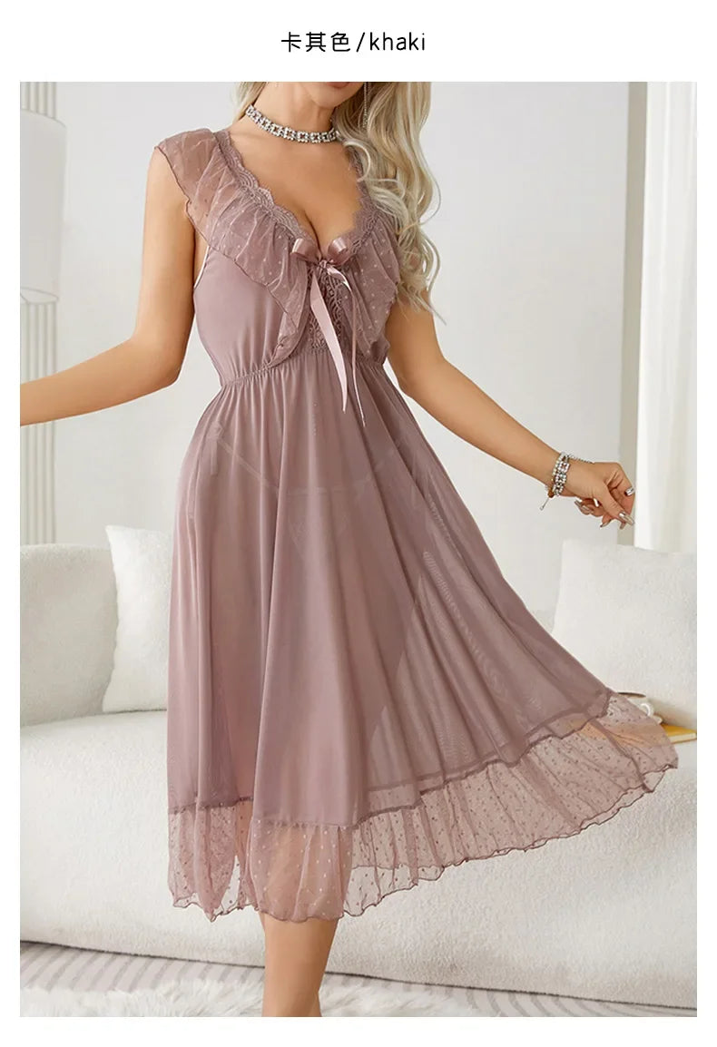 Women's Sexy Lingerie Nightgown Sleepwear