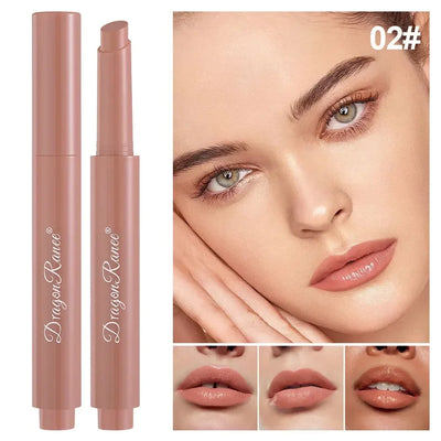 Solid Lipstick Long-lasting Easy Color Lip Stain Moisturizing Lip Gloss Pearl Mirror Lipgloss Tint Sexy Red Lipstick Makeup