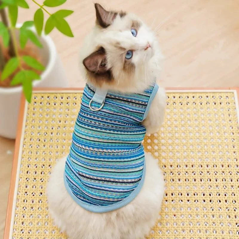 Pet Dog Clothes Summer Puppy Clothing Dogs Soft Vests Kitty Casual T-Shirt for Small Medium Puppy Cat Costume Pet Supplies