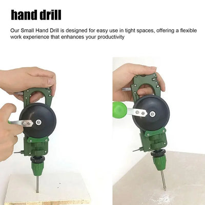 Powerful Manual Drill DIY Woodworking Hand Drill DIY Tool Hand Drill Woodworking Multifunctional DIY Tool Teaching Supplies
