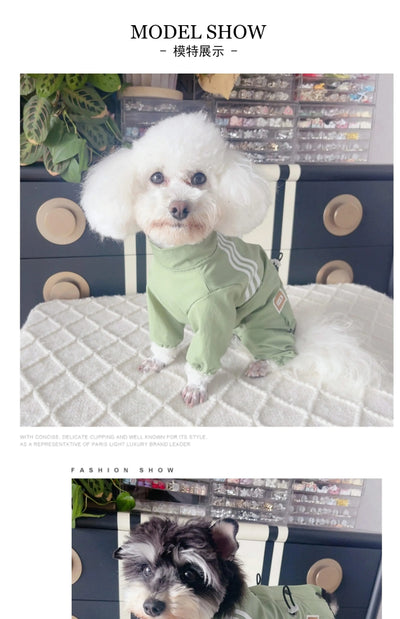 Summer Pet Dog Clothes Outdoor Thin Sunscreen Clothing Four Feets Jumpsuits For Small Medium Dog Yorkshire Puppy Clothing Romper