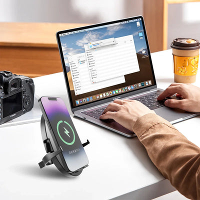 New Foldable Quick Wireless Charging Station Stand 15W Convenient Mobile Phone Wireless Charger Charger Quick Charging Station