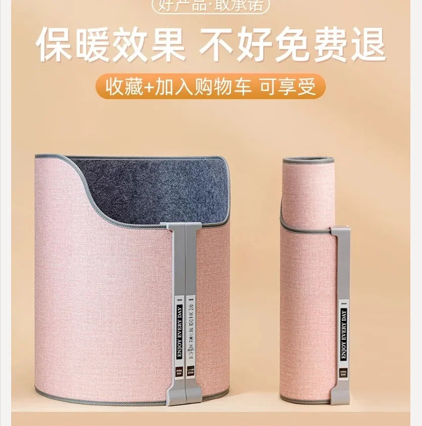 220V Electric Foot Warmer Under Desk Heating Pad for Office Winter Warmth Leg Heating Blanket BDD