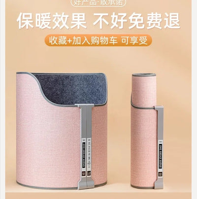 220V Electric Foot Warmer Under Desk Heating Pad for Office Winter Warmth Leg Heating Blanket BDD