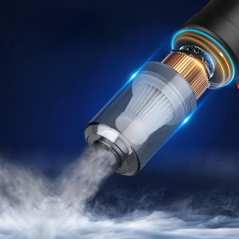 Cordless Vacuum Cleaner, High-power Dual-purpose for Suction and Blowing, Suitable for Car and Household Dust Removal