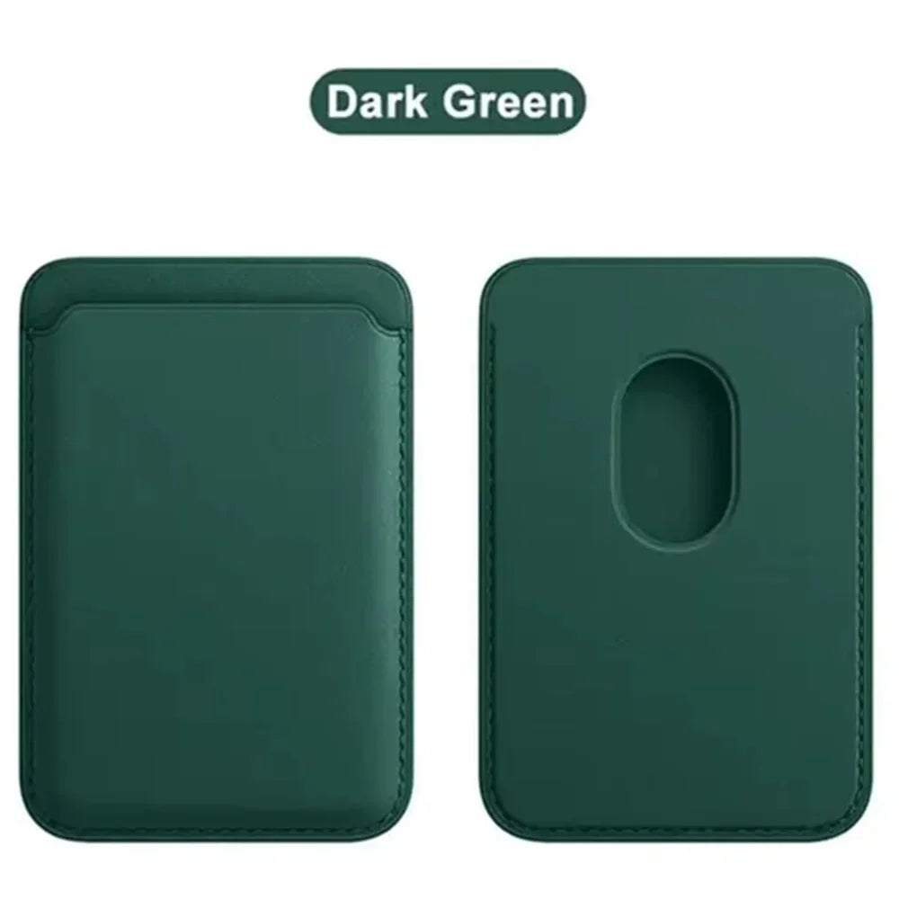 Magnetic Leather Wallet Case for iPhone 15Pro 14 13 16 Pro Max Magsafe Card Holder Luxury Phone Cover Protective Bag Accessories