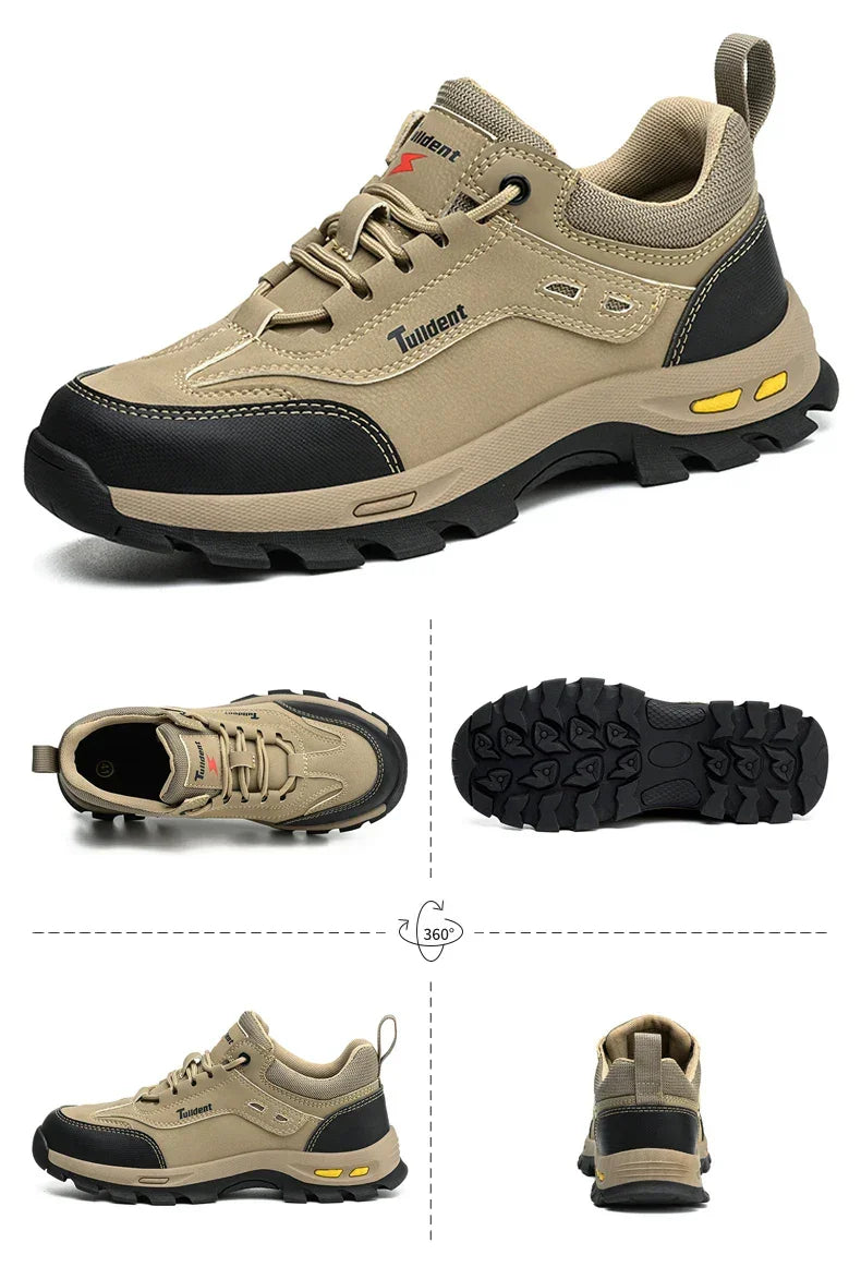 New men's safety shoes, puncture resistant work shoes, men's protective shoes, wear-resistant work boots  Tactical Boots