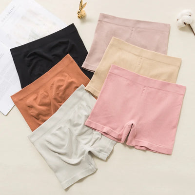 Women Safety Shorts Pants Under Skirt Seamless High Waist Panties Cotton Lady Seamless Pants Girls Slimming Underwear 2023