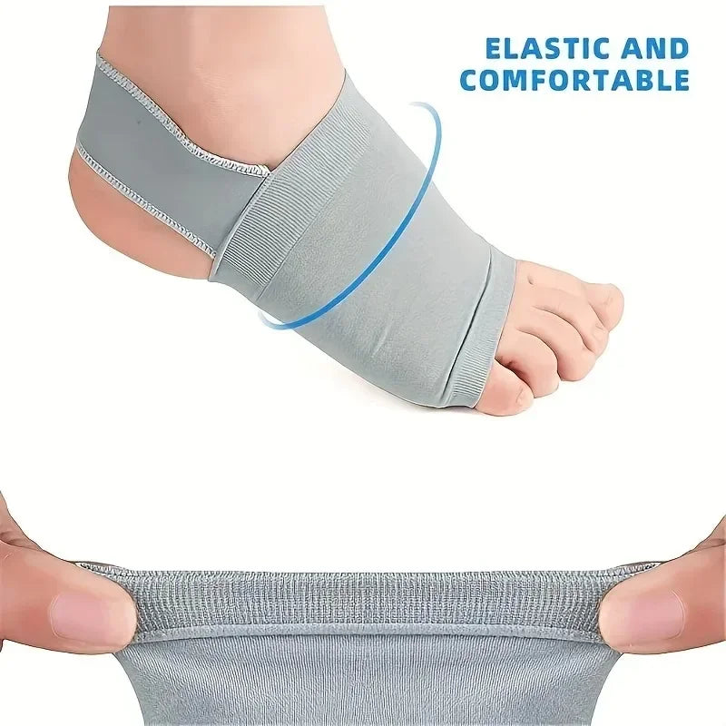 Plantar Fasciitis Arch Support Sleeves with Gel Pads Compression Foot Stands for Men Women Relieving Pain Flat Feet Heel Spurs