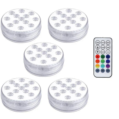 13 LEDs Magnetic Submersible LED Light Waterproof Underwater Light USB Rechargeable Swimming Pool Night Lamp With Suction Cups