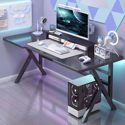Ergonomic Gaming Table Desktop Computer Double Player Gaming Luxury and Stable Gaming Table Bedroom Writing and Learning Desk