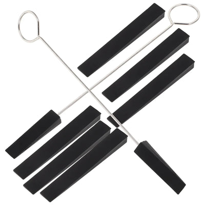 1 set Piano Tuning Tools Rubber Metal Durable Mute Forks Long Strips Simple Easy Use Repair Set For Professionals Piano Tuning
