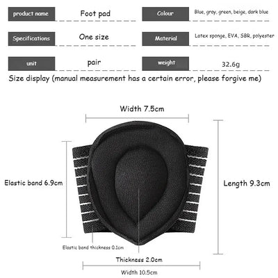 1Pair Plantar Fasciitis Insole for Flat Feet Arch Support Shoe Pads Orthopedic Shoes Insoles Men Women Feet Care Products