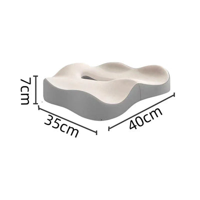 Thickened and hollowed-out seat cushion for hip and waist protection,lumbar support for the seat,comfortable for long-term sit