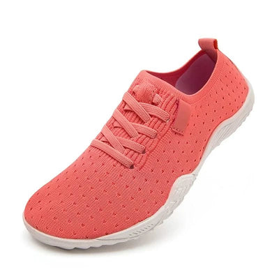 Women's Wide Toe Shoes Barefoot Inspired Sneakers Anti Slip Soft Sole Casual Walking Footwear Lightweight Comfortable Design