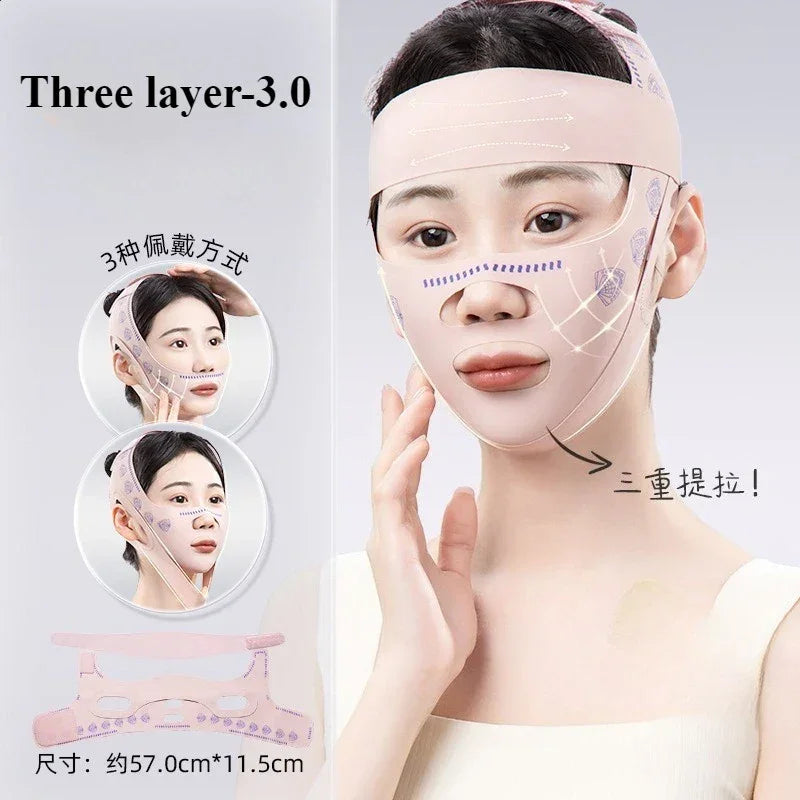 Face Slimming Bandage Women Face Lifting V Line Shaper Chin Cheek Lift Up Belt Anti Wrinkle Strap Facial Beauty Skin Care Tools