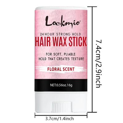 Professional Styling Wax for Women Anti-frizz Pomade Smoothing Broken Back Hair Mud Messy Hairs Control Wax Rod for Natural Wigs