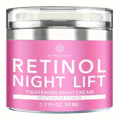 Retinol Night Lift Night Cream Anti-Wrinkle Facial Creams Power Tightening Face Cream Restores Skin Firmness Skin Care