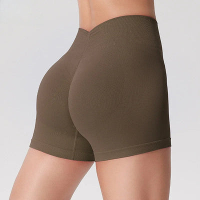 Seamless Scrunch Running Sport Shorts Women